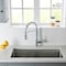 Kibi Aurora Single Handle Pull Down Kitchen Sink Faucet KKF2003CH - alternate 3